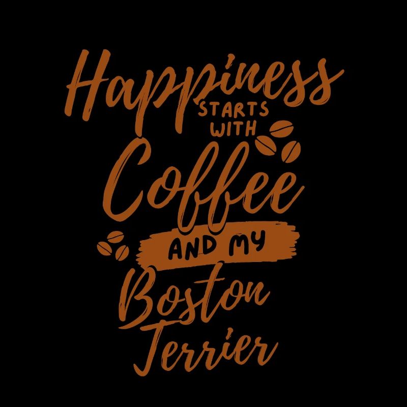 Kaffee Boston-Terrier Liebhaber