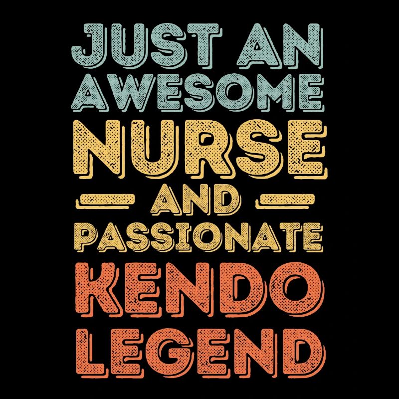 Krankenschwester Kendo Legende retro