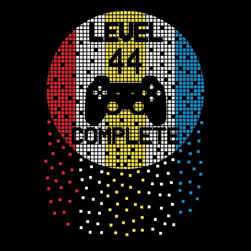 44. Geburtstag Level 44 Complete Pixel Gaming Game