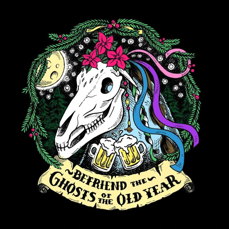 Mari Lwyd - Neujahr, New Year's Ghost