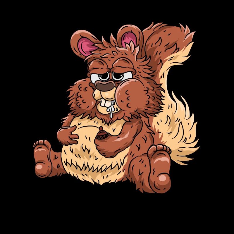 Dickes Eichhörnchen