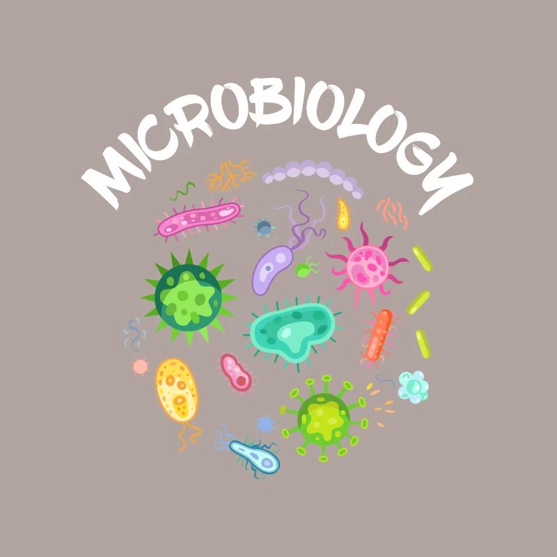 Microscope de bactéries microbiologie scientifique