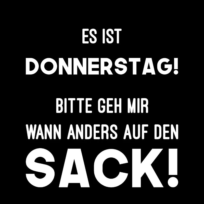 Donnerstag Sack Nerven