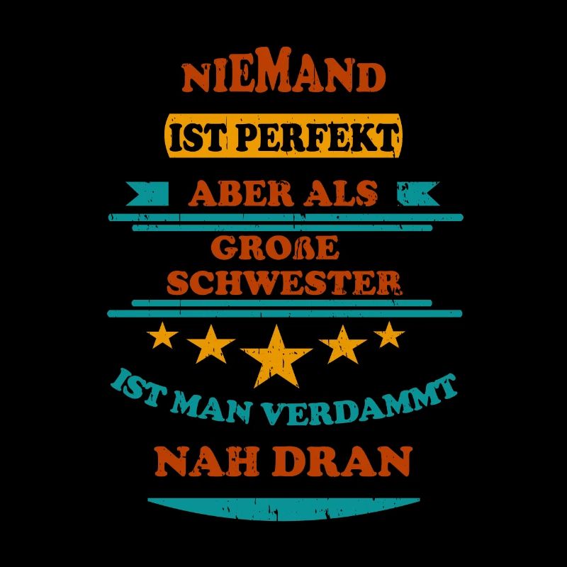 Niemand ist perfekt Große Schwester Retro