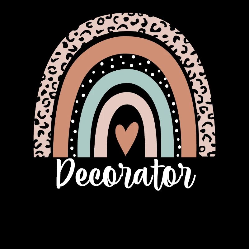 Decorator Rainbow Leopard Funny Decorator