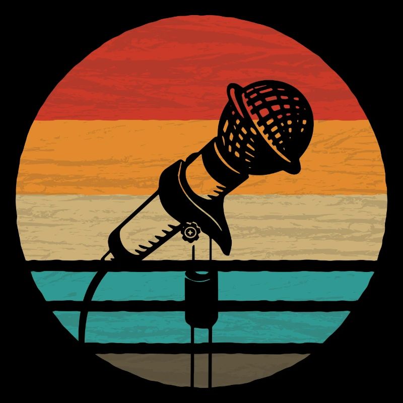 Microphone Retro Style Vintage