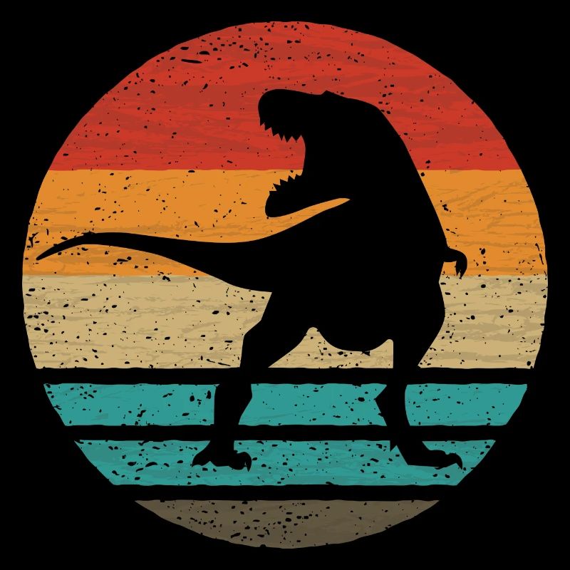 Dinosaurier Retro Style Vintage