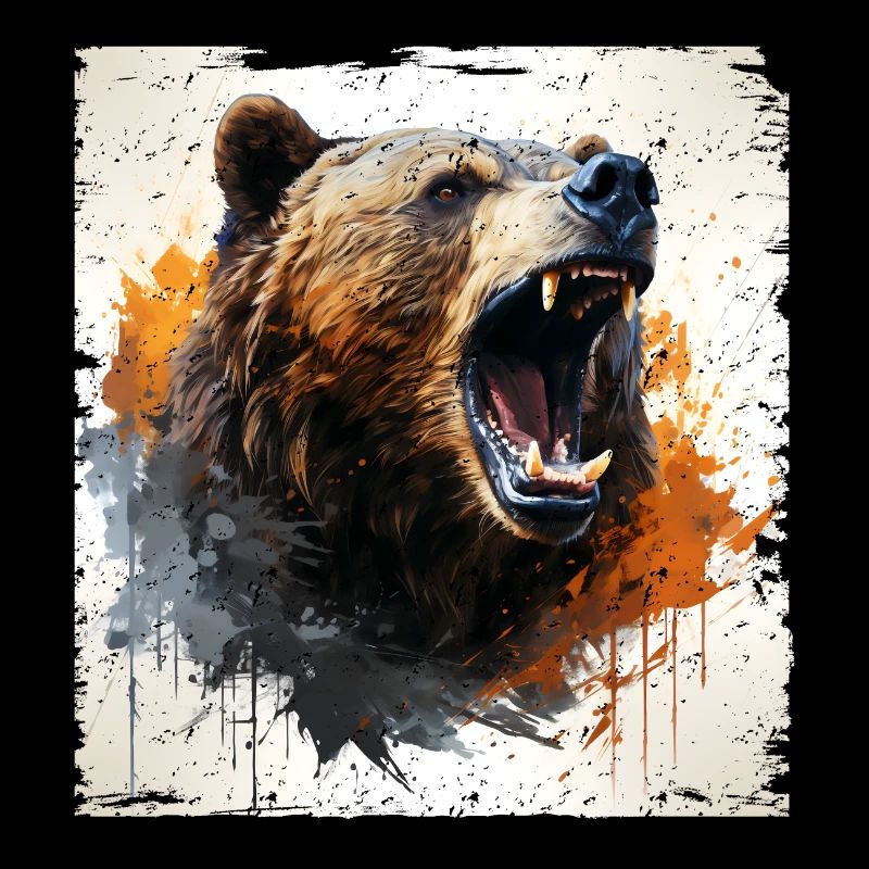 Style Grizzly rétro