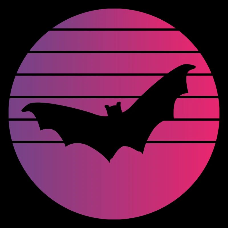 Fledermaus Retro Style Vintage