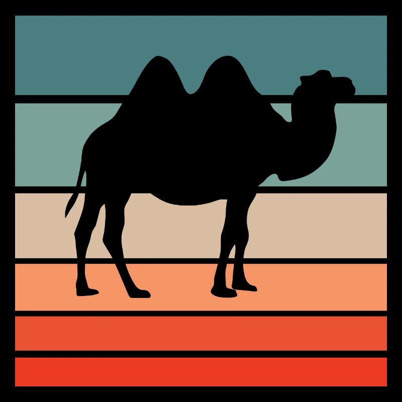 Camel Retro Style Vintage