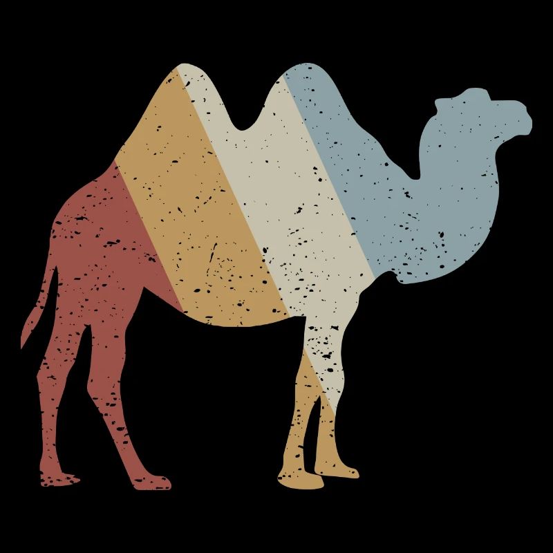Camel Retro Style Vintage