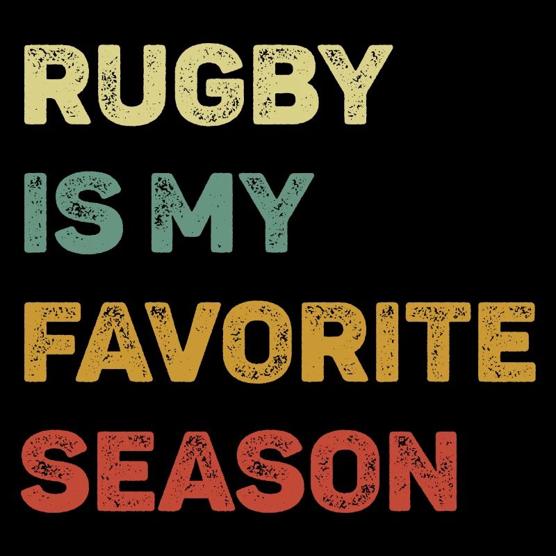 Le rugby est ma saison préférée Retro