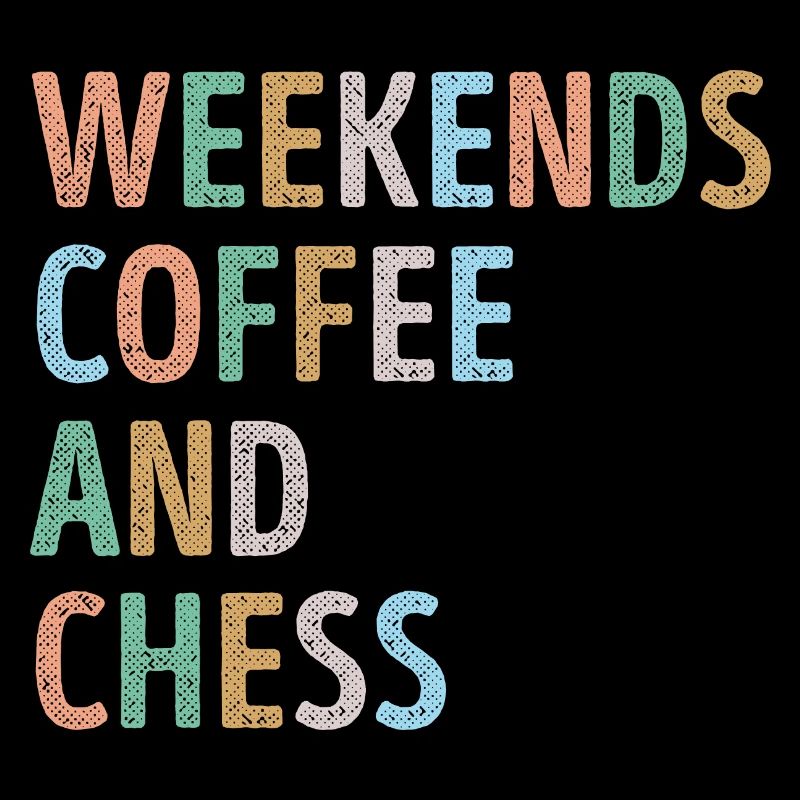 Wochenenden Kaffee und Schach Mama