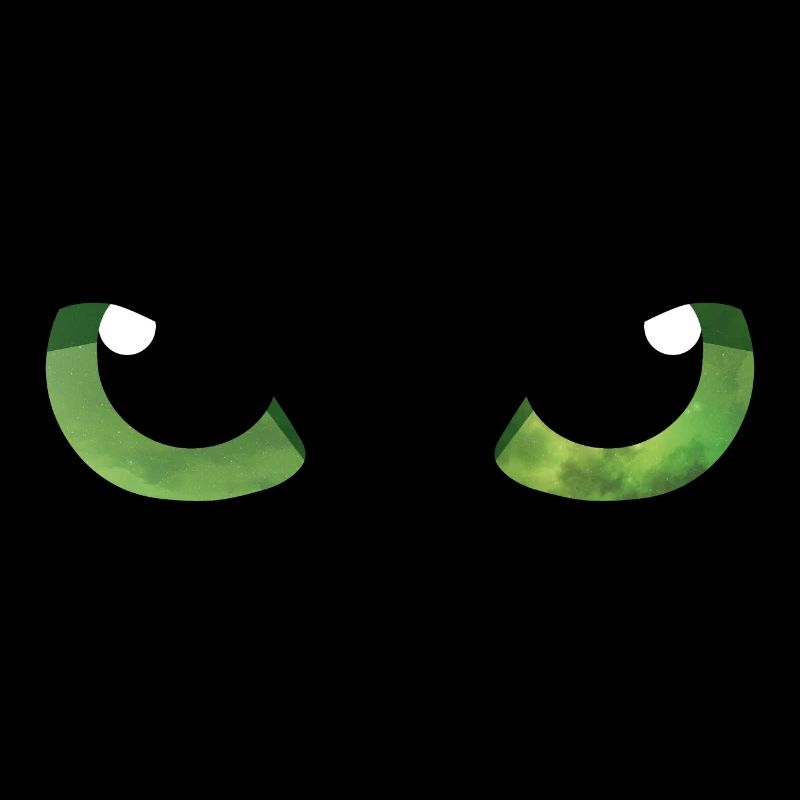 Yeux de chat Vert