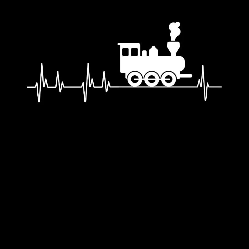 Modèle de train battement de coeur modèle de train
