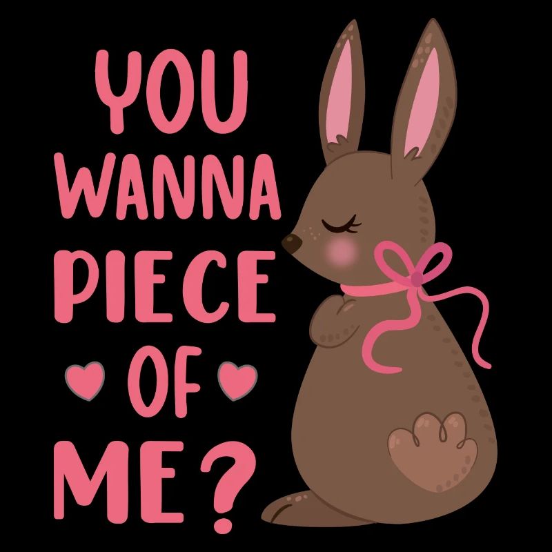 Vous voulez me morceau de lapin en chocolat du jour de Pâques