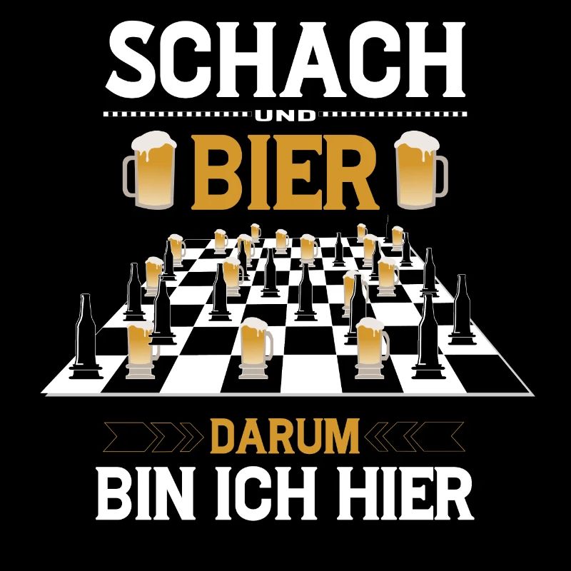Schach und Bier darum bin ich hier