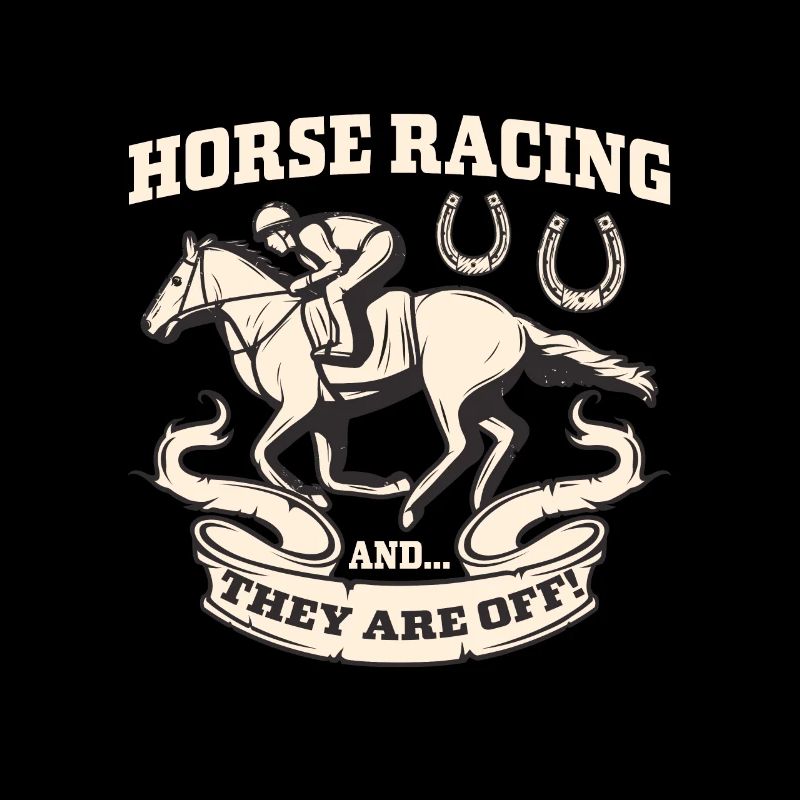 Courses de chevaux, le jockey et son cheval de course