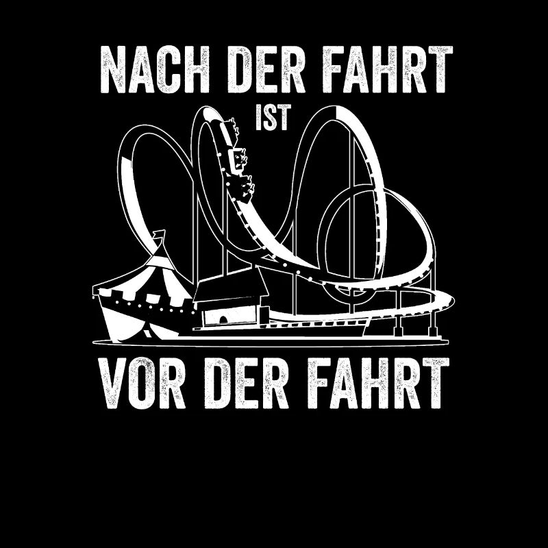 Achterbahnsüchtiger Achterbahn Freak Freizeitpark