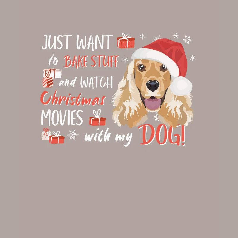 Deutsch Cocker Spaniel Merry Christmas