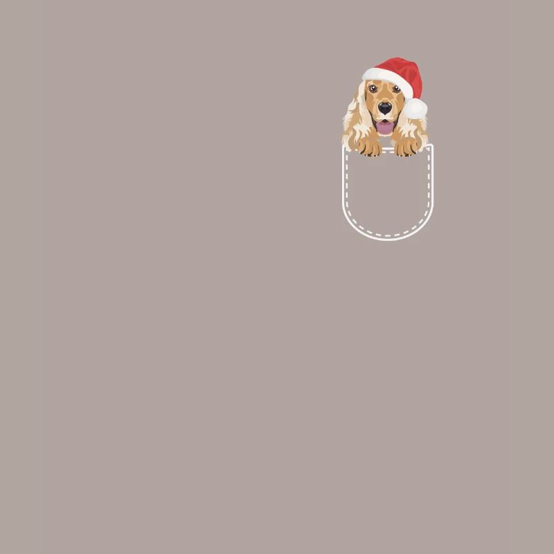 Deutsch Cocker Spaniel Merry Christmas