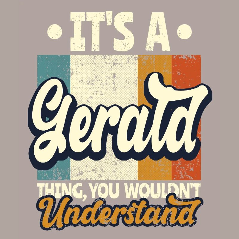 Name Gerald Geschenk Geburtstag Spruch