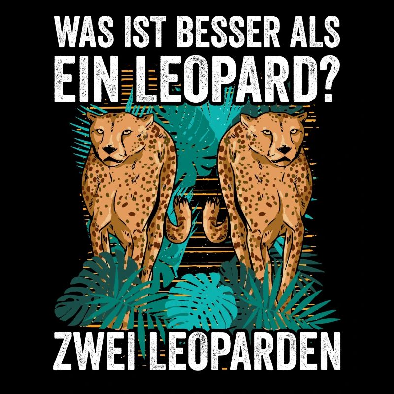 Was ist besser als ein Leopard? Zwei Leoparden