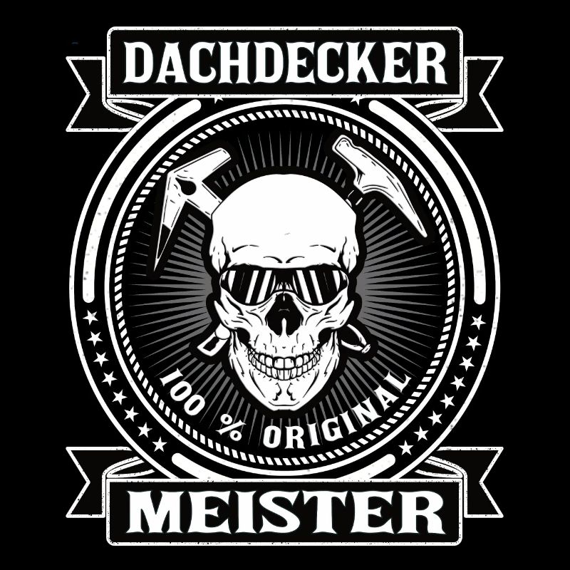 Dachdecker Meister Geschenk Retro
