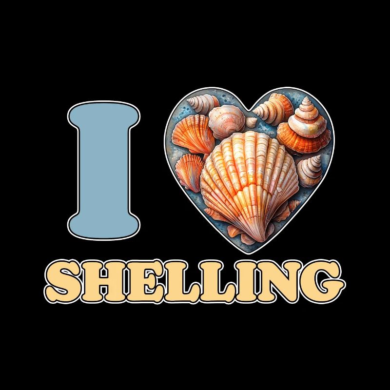 I Love Shelling Shells Shell Collector Gift