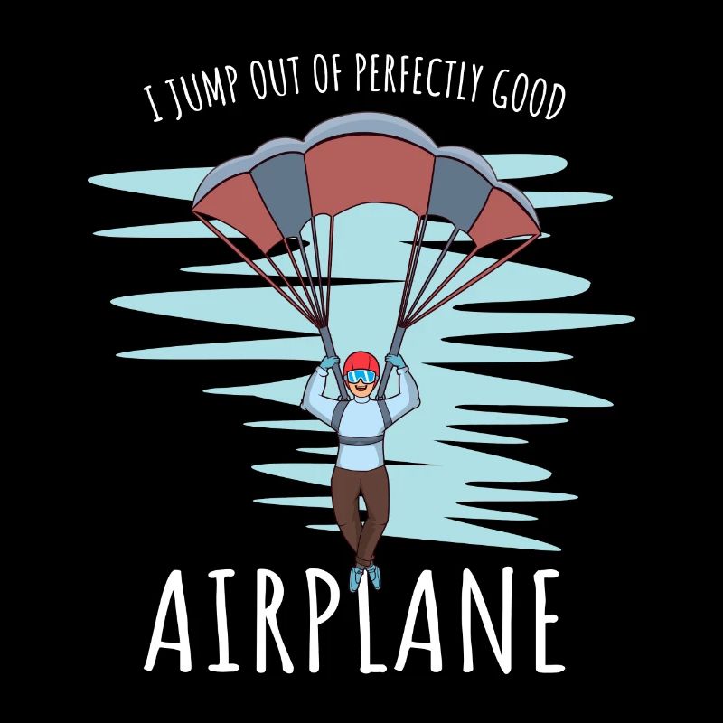 Fallschirmspringen Sprung Skydive Spruch