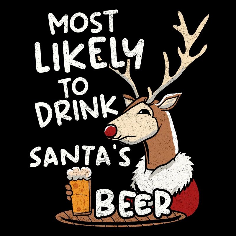 Pull de Noël laid Noël Noël Père Noël Bière