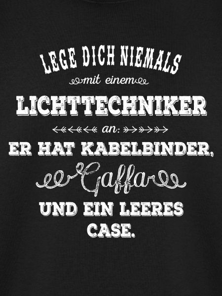 Lichttechniker - weiß