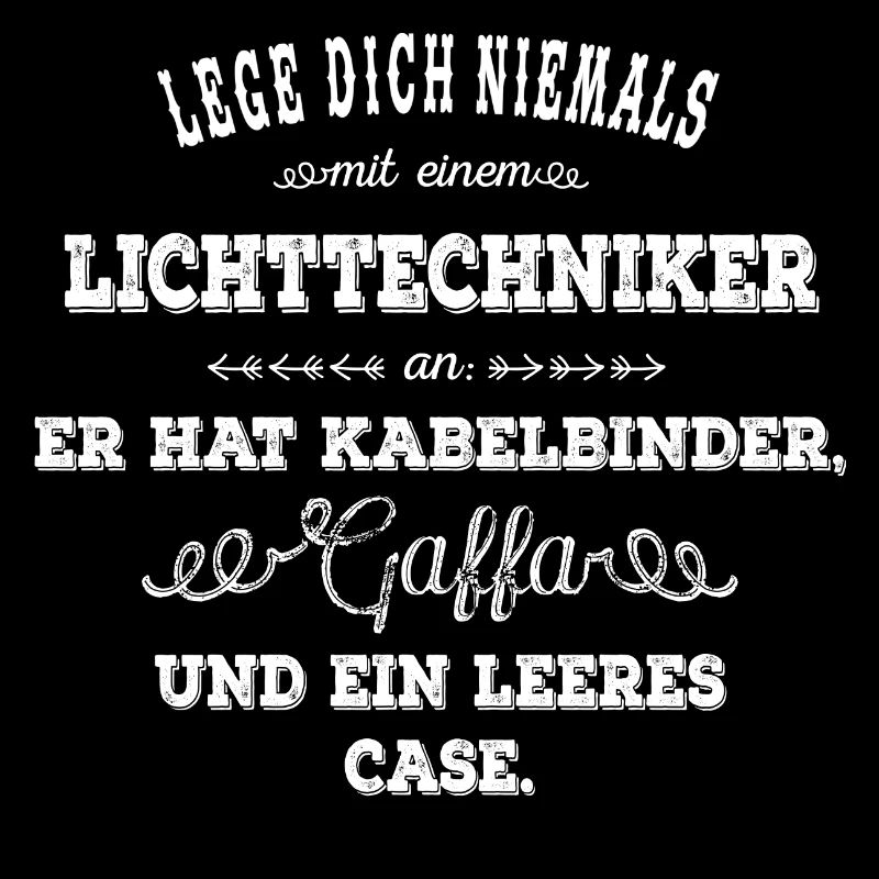 Lichttechniker - weiß