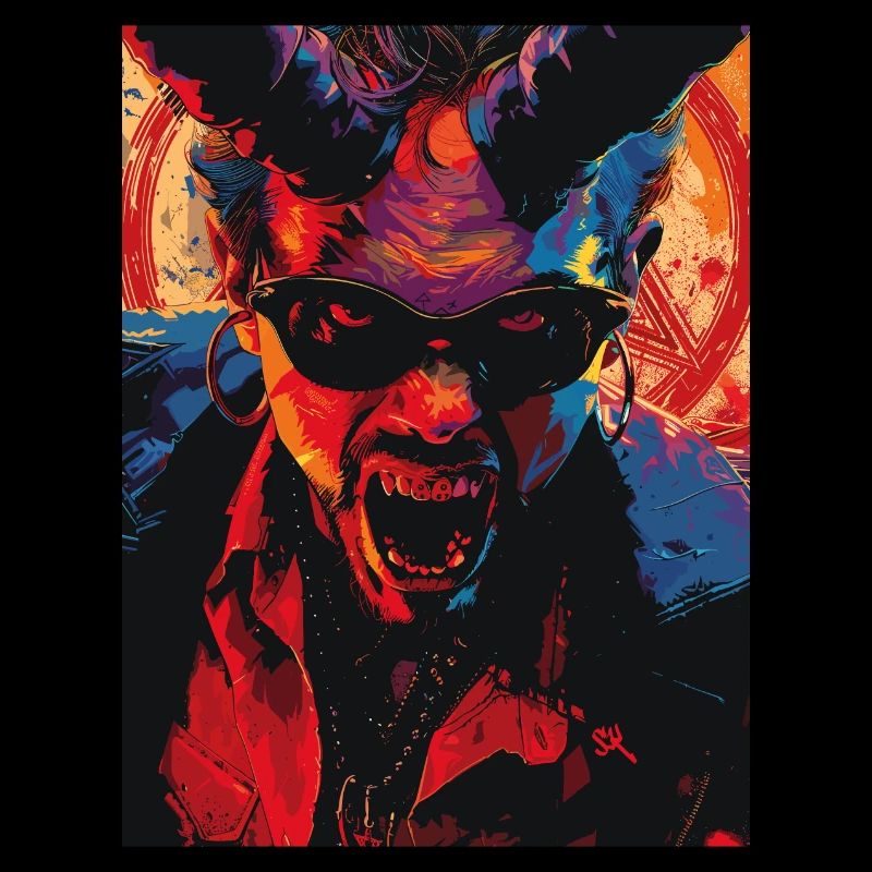 The Devil mit Pentagramm