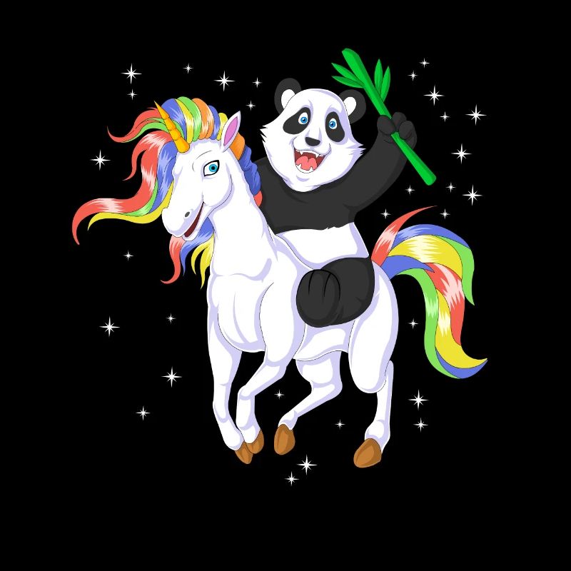 PANDA REITEN EINHORN