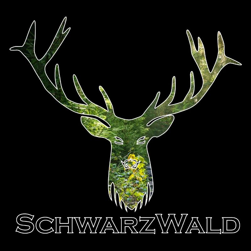 Schwarzwald Hirsch - Wald