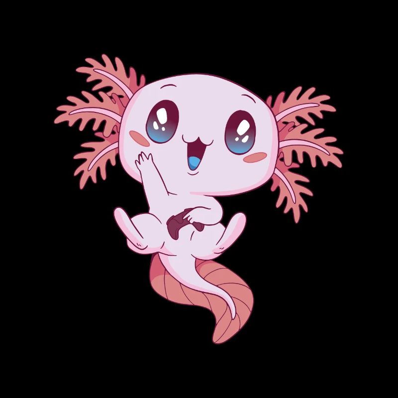 Gamesolotl Axolotl Gaming Zocker