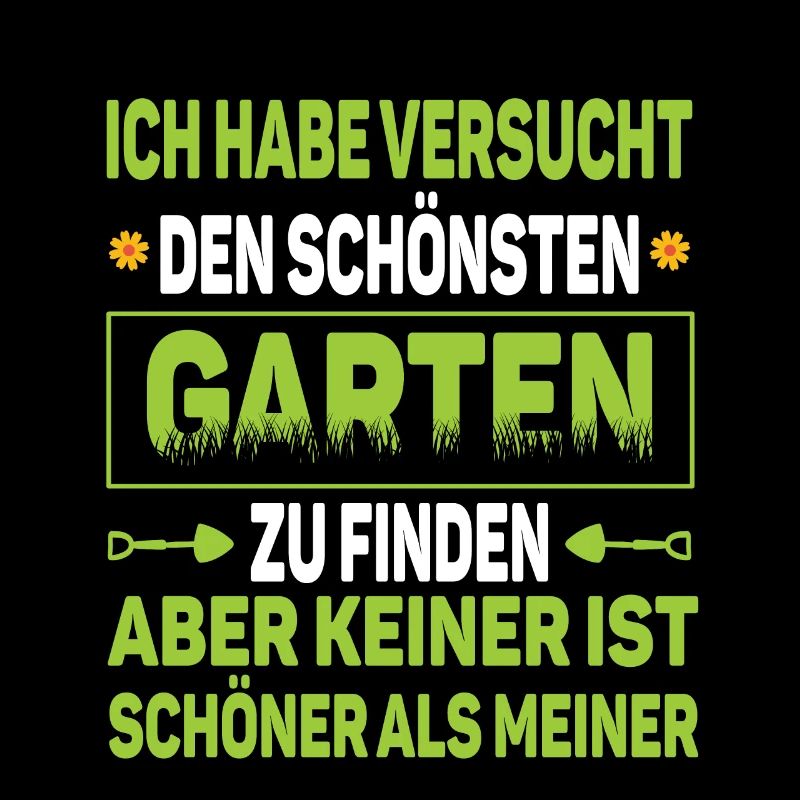 Lustiger Gartenspruch
