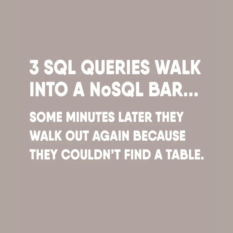Database SQL Query Joke For Programmer
