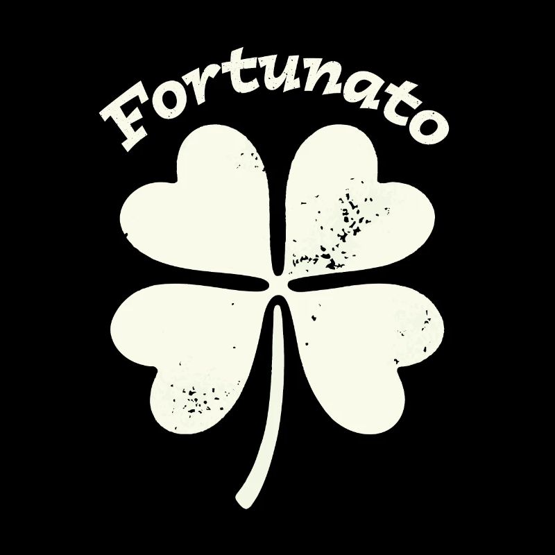 Fortunato Emblem Distressed Vierblatt