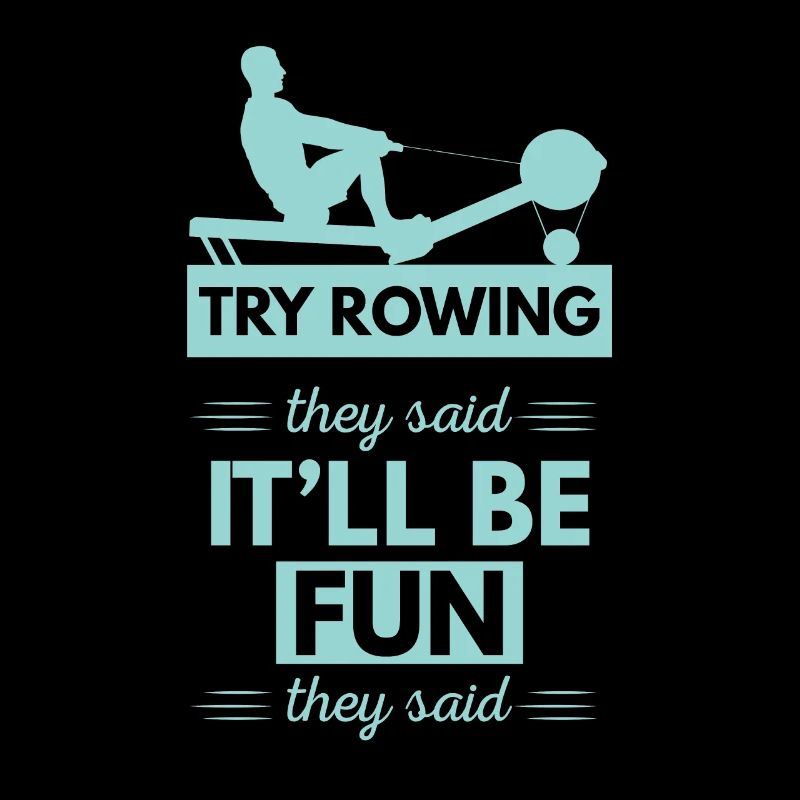 Try Rowing They Said Weight Training Fans Rowing Machine