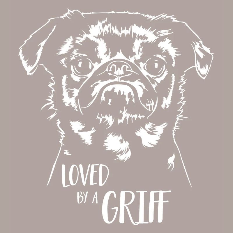 Loved by a Griff Dog Saying Dwarf Griffon Wilsigns