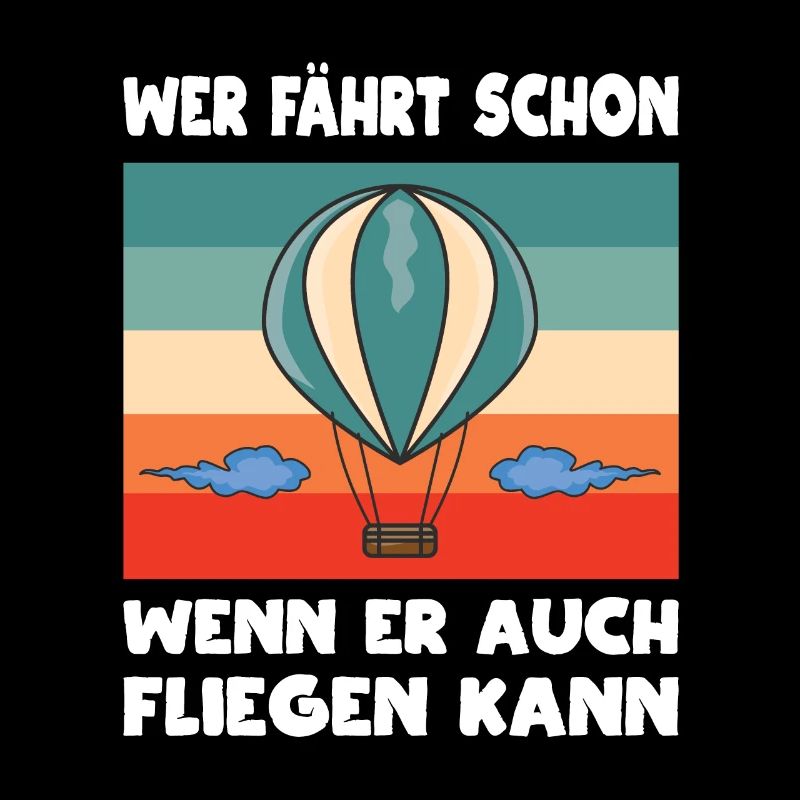 Retro Ballonpilot Heißluftballonpilot
