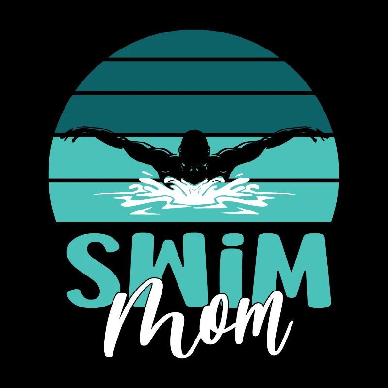 Schwimmschwimmer Mom Swim Mutter