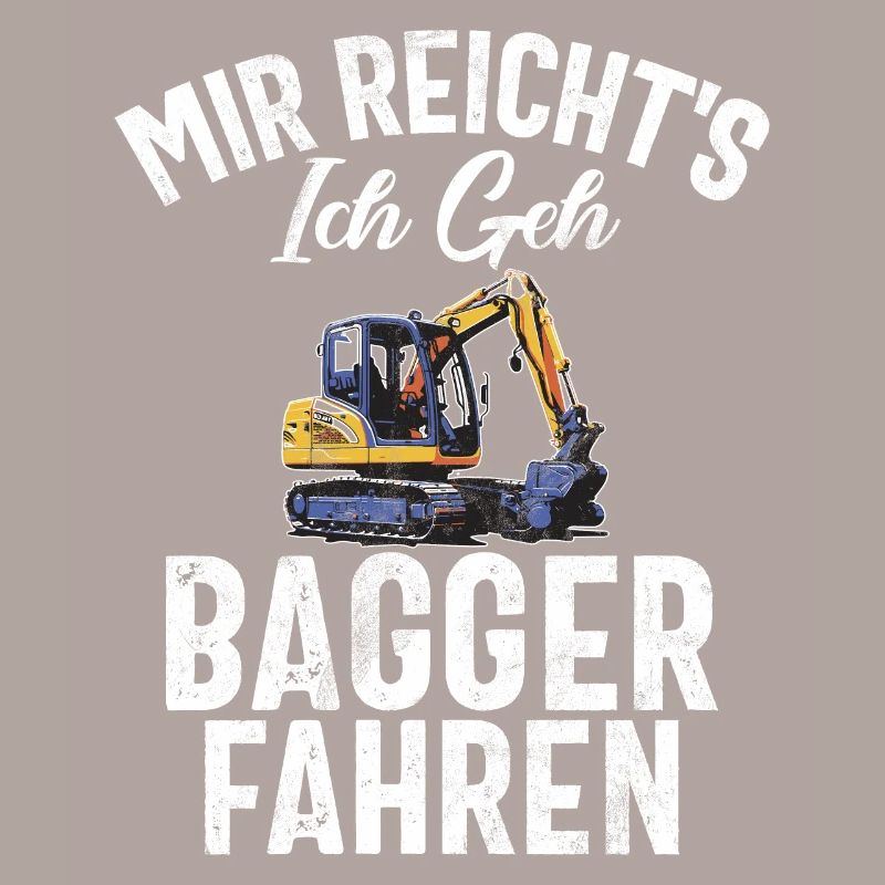 Excavator Driver Funny Construction Worker Profession Excavator