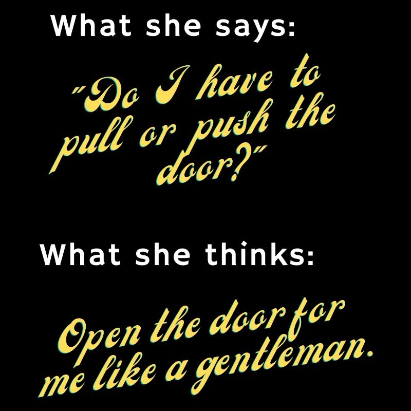 Open it like a gentleman!