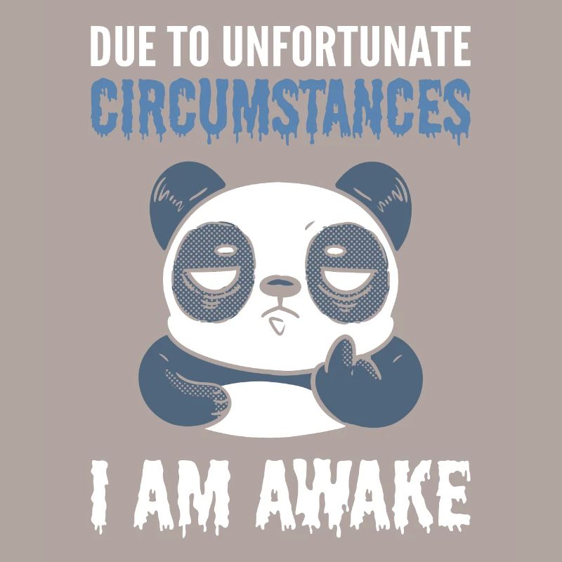 En raison de circonstances malheureuses, je suis éveillé Panda