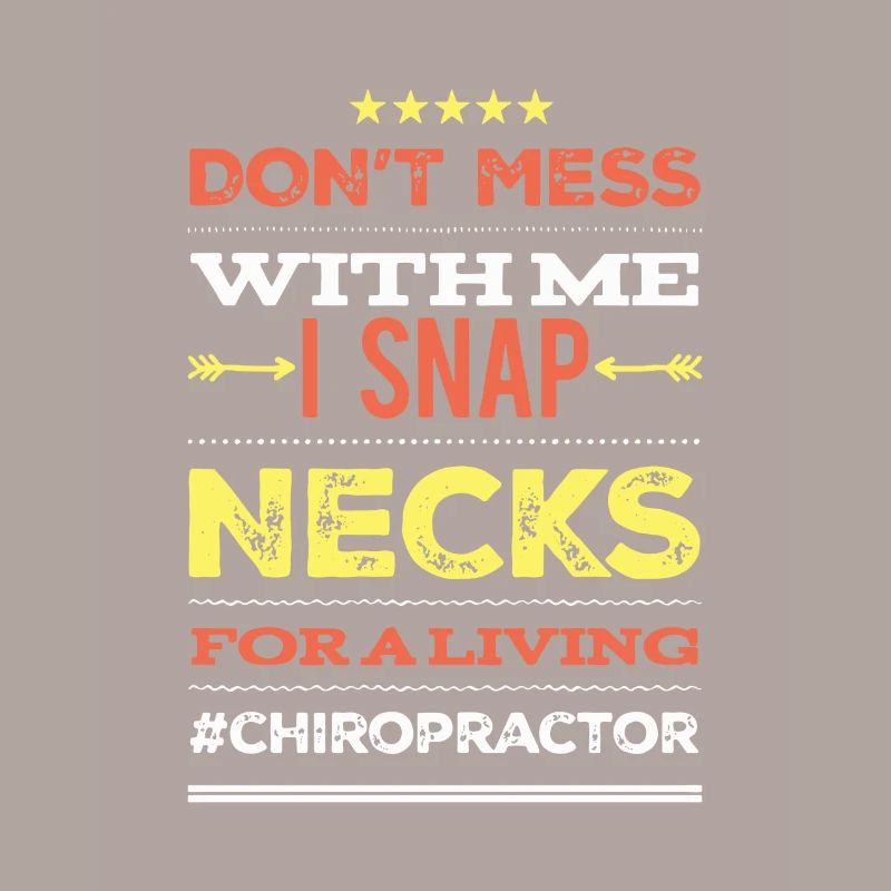 Chiropraktiker Geschenkidee lustig Spruch Physio