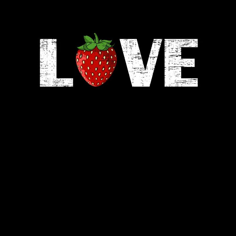 Liebe Erdbeeren Süße Mädchen Jungen Erdbeerfrucht