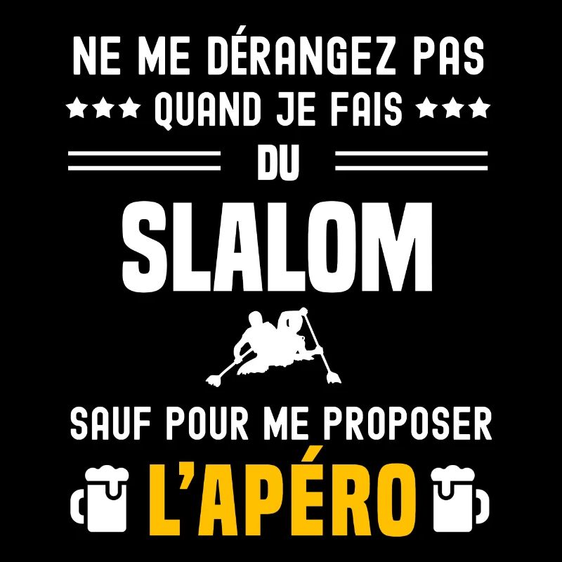 slalom ne dérangez pas sauf apéro